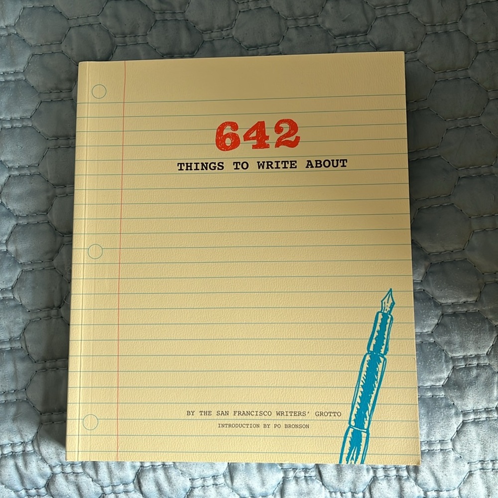 642 things to write about book